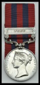 India General Service 1854-95, 1 clasp, Pegu (John Lacey, 1st Madras Fusrs.) edge bruising, contact marks, good...