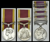 China 1857-60 (3), no clasp, unnamed; another, 1 clasp, Taku Forts 1858 (W. J. Bawden, R.N.), privately engraved...
