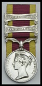 China 1857-60, 2 clasps, Taku Forts 1860, Pekin 1860 (Wm. Lock, 2nd Bn. 1st The Rl. Regt.) officially impressed...