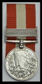 Canada General Service 1866-70, 1 clasp, Fenian Raid 1866 (804 Pte. D. Grant, 47 Regt.) officially impressed naming,...