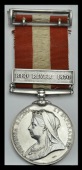 Canada General Service 1866-70, 1 clasp, Red River 1870 (9335 Sap W Brown, R.E.) officially engraved naming, with...