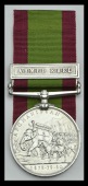 Afghanistan 1878-80, 1 clasp, Ahmed Khel (1410 Drumr. J. Farrell, 59th Foot) edge bruising, very fine	 £180-220