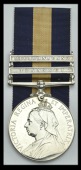 Cape of Good Hope General Service 1880-97, 2 clasps, Transkei, Bechuanaland (Condr. J. J. Van Boom, Transpt.) good...