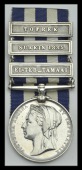 Egypt and Sudan 1882-89, undated reverse, 3 clasps, El-Teb-Tamaai, Suakin 1885, Tofrek  (G. Gale, Pte., R.M.)...