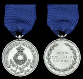 Imperial British East Africa Company Medal 1888-95 (Captain F. J. D. Lugard, Norfolk Regt.) named in reverse field,...