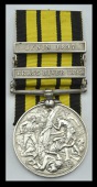 East and West Africa 1887-1900, for Mwele 1895, 2 clasps, Brass River 1895, Benin 1897 (F. W. Bridger, A.B., H.M.S....