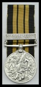 East and West Africa 1887-1900, 1 clasp, Sierra Leone 1898-99 (1624 Pte. J. Smith, 3 W.I. Regt.) contact marks,...