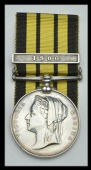 East and West Africa 1887-1900, 1 clasp, 1900 (532 Pte Suli Kano, 2nd N. Nigeria Regt.) number, rank and name...