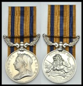 British South Africa Company Medal 1890-97, reverse Matabeleland 1893, no clasp (Trpr.G. R. Lennock, Raaf’s Coln.)...
