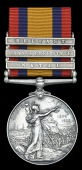 A rare ‘raised dates’ Queen’s South Africa awarded to Private C. Peterson, Lord Strathcona’s...