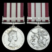 Naval General Service 1915-62, E.II.R., 2nd issue, 1 copy clasp, Bomb & Mine Clearance 1945-53 (D/J.936678 R. J....
