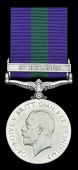 General Service 1918-62, 1 clasp, S. Persia (10639 Pte. H. N. Phyall, L’pool. R.) very fine, scarce	 £140-180