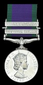 General Service 1962-2007, 2 clasps, Northern Ireland, N. Iraq & S. Turkey (Mne S J Worsnop PO45930N RM) clasps...