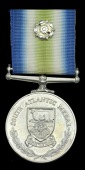 South Atlantic 1982, with rosette (AB(R) C J Packer D174990H HMS Cardiff) slight edge bruising, good very fine	...