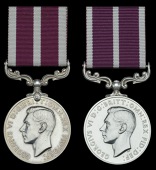 Army Meritorious Service Medal (2), G.VI.R., 3rd issue, ‘Fid. Def.’ (19449 B.Q.M.S. H. Worrall, R.A.1853631 W.O....