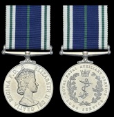 Royal Naval Auxiliary Service L.S. & G.C., E.II.R. (T. P. W. Barker) in card box of issue, extremely fine	 £100-140