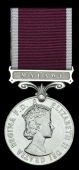 Army L.S. & G.C., E.II.R., 2nd issue, Malawi (42464 Pte Whiskies Ryall.) edge bruising, contact marks, nearly very...