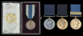 Jubilee 1897, bronze, unnamed, in Wyon, Regent Street case; Jubilee 1897 (2), Metropolitan Police (P.C. T. Stanley,...
