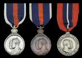 Coronation 1902 (3), silver; another, bronze; another, Mayors’ and Provosts’ issue, silver, all unnamed, good...