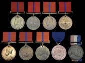 Coronation 1902 (9), Metropolitan Police (2) (P.C. F. Stewart, V. Div.; P.C. W. Hayes, Thames Div.); another, City...