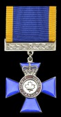 Canada, Order of Military Merit, Member’s breast badge, silver and enamel, partial hallmark on suspension bar,...