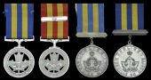 Canada, Police Exemplary Service Medal (J. L. Duguay); Fire Services Exemplary Service Medal, with Second Award Bar...