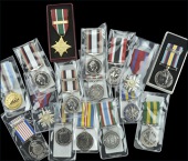 Canadian copies and unnamed specimens (16): Star of Courage (2); Canadian Volunteer Service Medal for Korea; Gulf...