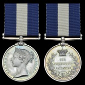Conspicuous Gallantry Medal, V.R., 2nd issue, an unnamed specimen, thicker flan than usual, extremely fine	 £150-200