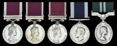 Army L.S. & G.C. (3), E.II.R., 1st issue, New Zealand; another, E.II.R., 2nd issue, New Zealand; another, E.II.R.,...