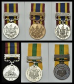 British North Borneo Company Medal 1897-1916 (4), 1 clasp, Punitive Expedition, silver issue, edge marked...