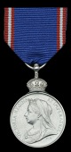 Royal Victorian Medal, V.R., silver, unnamed as issued, suspension possibly refixed, cleaned and lacquered, better...