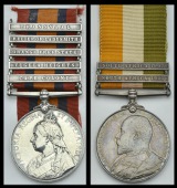 Pair: Private F. Riley, Border Regiment

Queen’s South Africa 1899-1902, 5 clasps, Cape Colony, Tugela Heights,...
