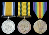 Three: Sergeant R. B. Urquhart, Royal Engineers

British War Medal 1914-20 (404046 Sjt. R. B. Urquhart, R.E.);...