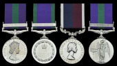 Three: Corporal J. L. Noble, Royal Air Force
General Service 1918-62, 1 clasp, Arabian Peninsula (LAC (R4103689)...
