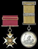 A Mahratta War C.B. and Seringapatam pair awarded to Colonel T. H. S. Conway, Madras Cavalry, Adjutant General to...