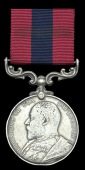 A Boer War D.C.M. awarded to Corporal W. Frances, Imperial Light Horse, who was killed in action at Maritzani on 13...