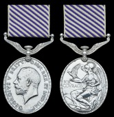A rare Kurdistan operations D.F.M. awarded to Corporal J. T. Bunting, Royal Air Force, late Royal Flying Corps, who...