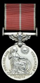 A post-war B.E.M. awarded to Leading Aircraftsman J. Seward, Royal Air Force

British Empire Medal, (Military)...