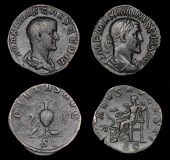 Roman Imperial Coinage, Maximinus I, Sestertius, Rome, 235-6, laureate draped and cuirassed bust right, rev. Salus...