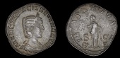 Roman Imperial Coinage, Otacilia Severa, Sestertius, Rome, 244, diademed and draped bust right, rev. Pietas standing...