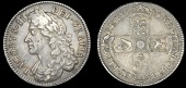 James II (1685-1688), Halfcrown, 1686, first bust, edge secvndo (ESC 494; S 3408). Weak on hair (and corresponding...