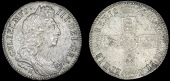 William III (1694-1702), Halfcrown, 1696n, small shields, ordinary harp, edge octavo, v in octavo an inverted a (cf....