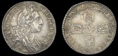 William III (1694-1702), Sixpence, 1697b/e, first bust, small crowns, later harp (ESC 1555A; S 3532). Good very fine...