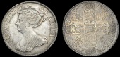 Anne (1702-1714), Halfcrown, 1713, edge dvodecimo (ESC 584; S 3607). Light scratches in obverse field, otherwise...