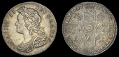 George II (1727-1760), Sixpence, 1728, roses and plumes (ESC 1606; S 3707). Extremely fine, attractively toned...