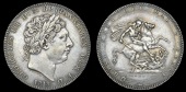 George III (1760-1820), New coinage, Crown, 1818, edge lix (ESC 214; S 3787). A few surface marks, otherwise nearly...
