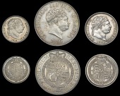 George III (1760-1820), New coinage, Halfcrown, 1819; Shilling, 1820; Sixpence, 1816 (S 3789-91) [3]. First nearly...