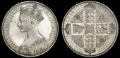 Victoria (1837-1901), Crown, 1847, edge undecimo (ESC 288; S 3883). A few surface marks, otherwise about extremely...