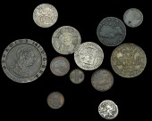 Ireland, James II, Gunmoney coinage, Halfcrown, 1689 Sepr: (S 6579D); together with other miscellaneous British...