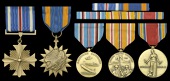 A Second World War Distinguished Flying Cross/Air Medal group of five named to Edward W. Johnson

Distinguished...